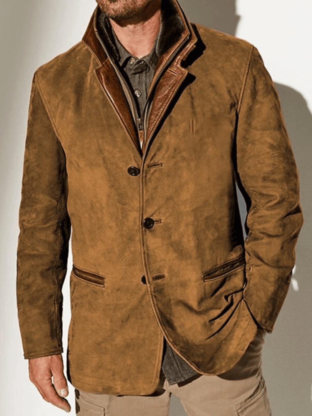 Renato™ - Chaqueta Vintage de Cuero