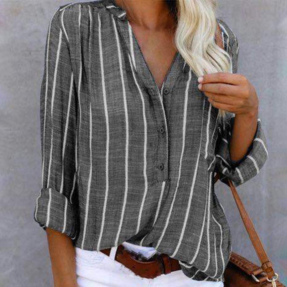 Elegante blusa de verano a rayas para mujer by Willow