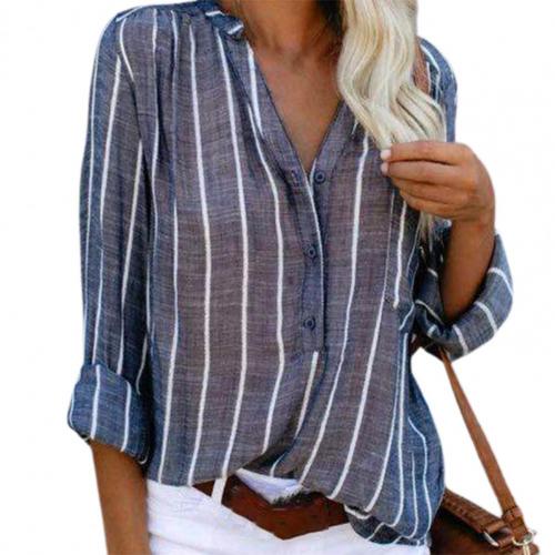 Elegante blusa de verano a rayas para mujer by Willow