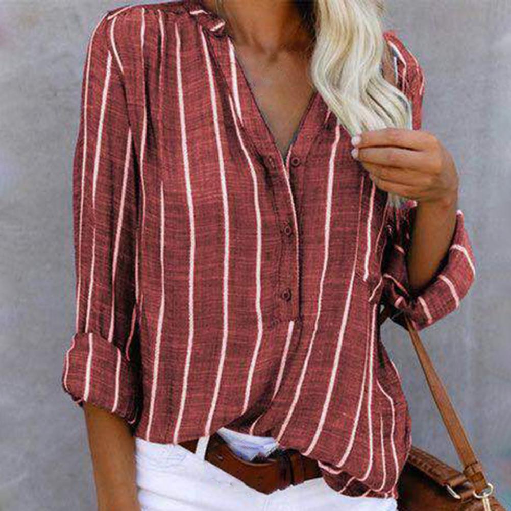 Elegante blusa de verano a rayas para mujer by Willow