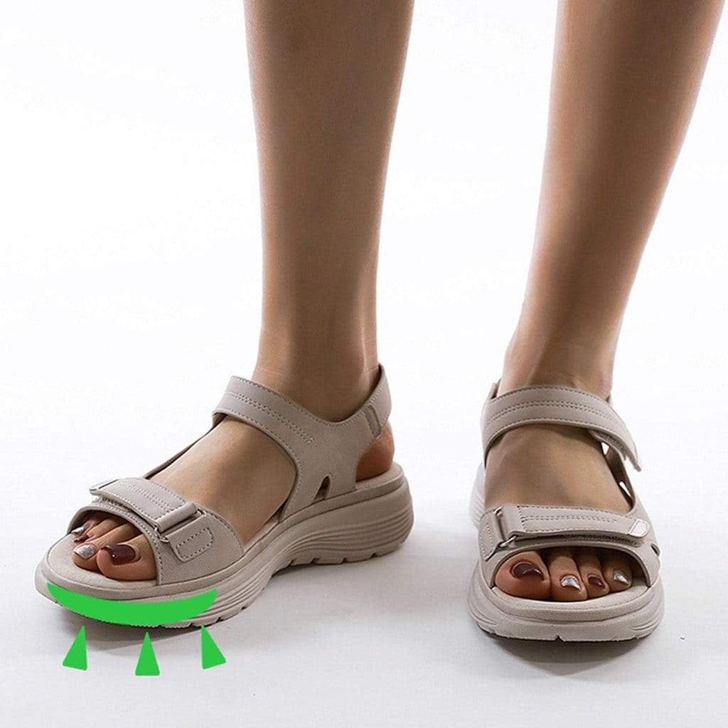 Nathalie - Sandalias ortopédicas de lujo para mujer, cómodas y veraniegas