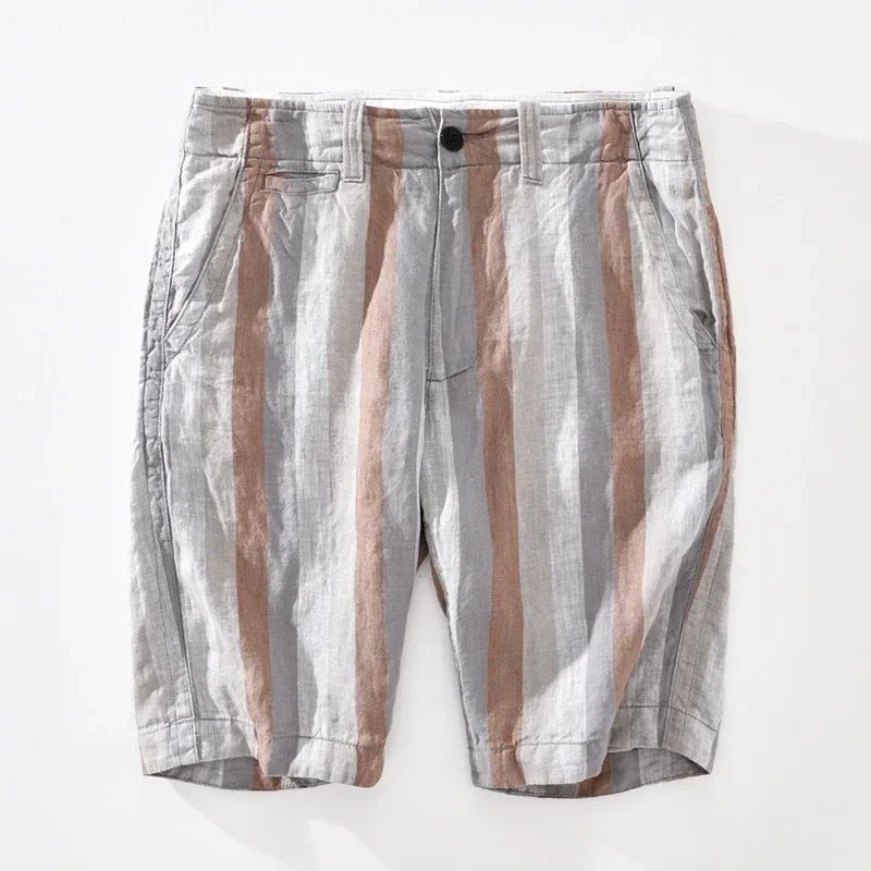 Pantalones cortos veraniegos de lino de estilo moderno y cómodo - Jord