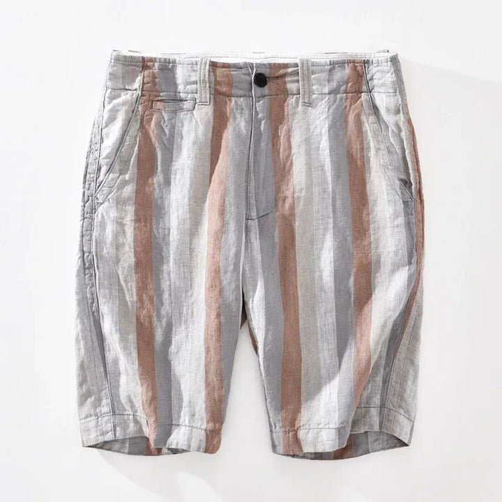 Pantalones cortos veraniegos de lino de estilo moderno y cómodo - Jord