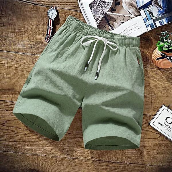 Elegantes pantalones cortos de playa de verano con cintura ajustable - Hidde