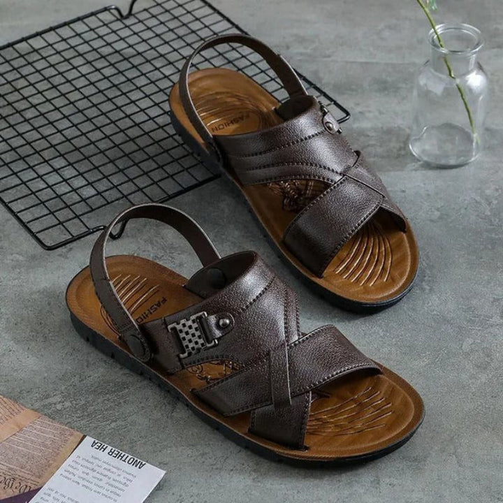 Elegantes sandalias cruzadas de verano para hombre - Delano